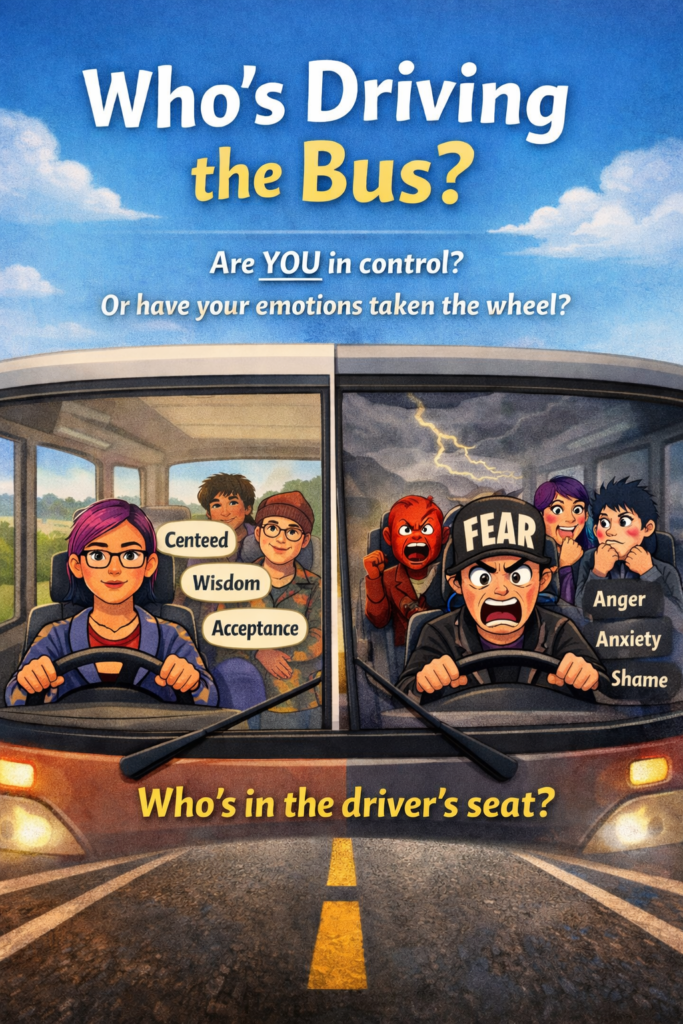 how to regain emotional control in relationships bus metaphor